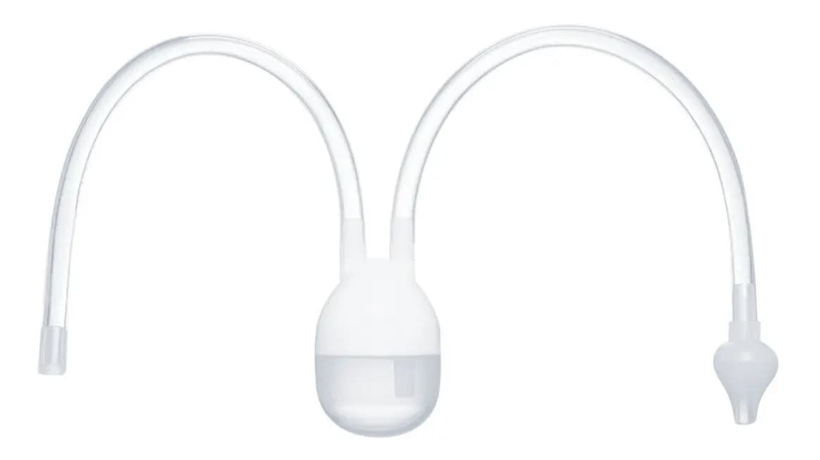 Aspirador Nasal De Sucção Com Estojo - Buba Cor Branco