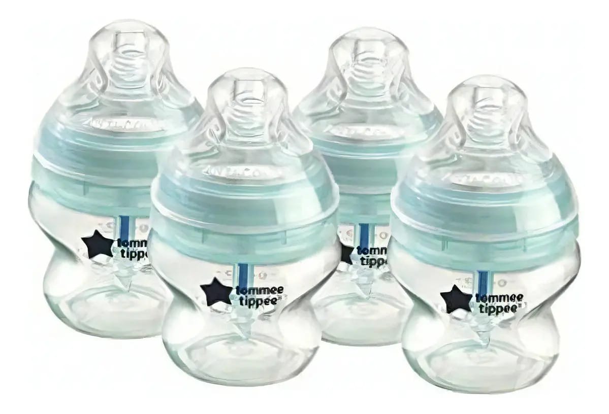 Frascos Tommee Tippee de 5 onças, anticólica avançada, transparentes