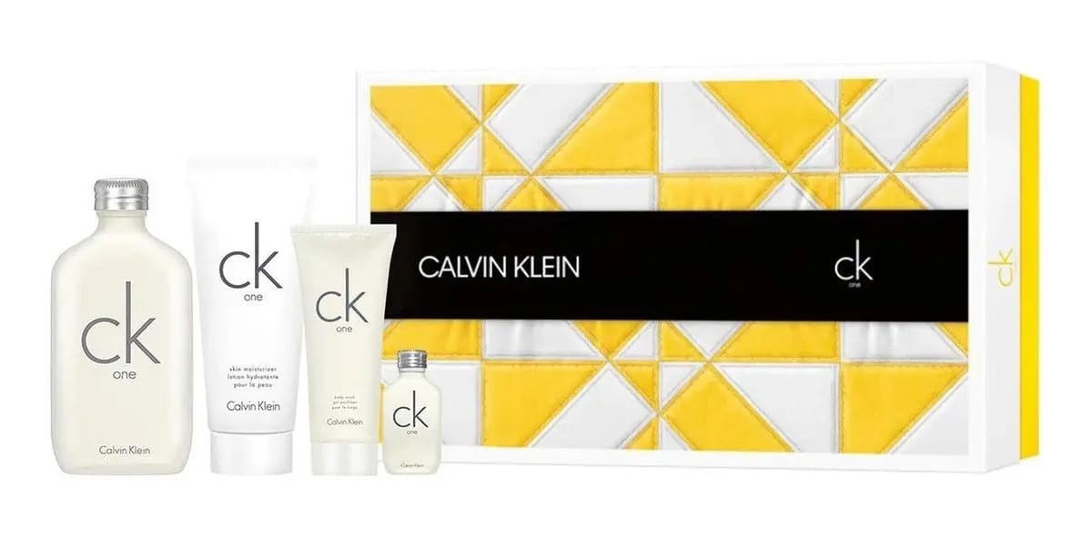 Conjunto unissex Calvin Klein Ck One, 4 unidades