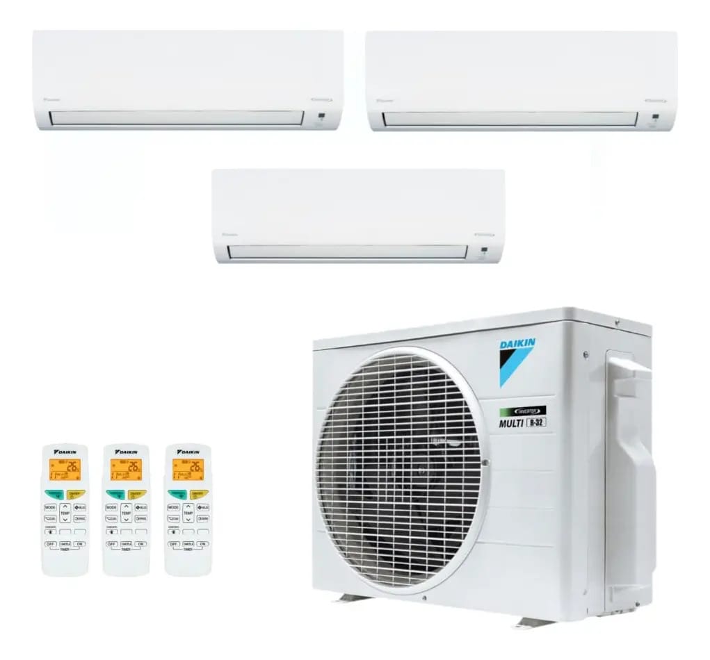 Ar-condicionado Multi Split Inverter Daikin 3 Ambientes Frio
