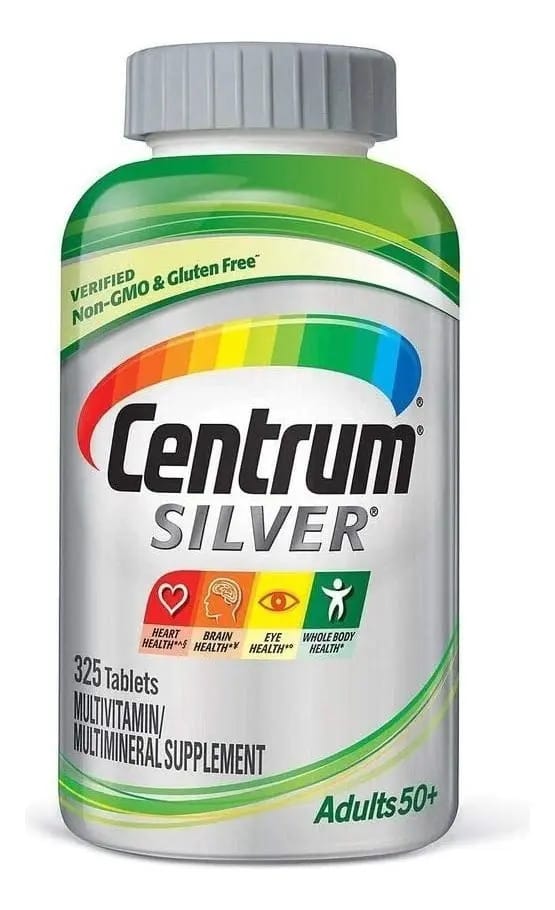 Suplemento Em Comprimidos Pfizer Centrum Silver Centrum A A Zinco 4695428 Centrum A A Zinco Em 130169 De 485g 325 Un Pacote X 325 U