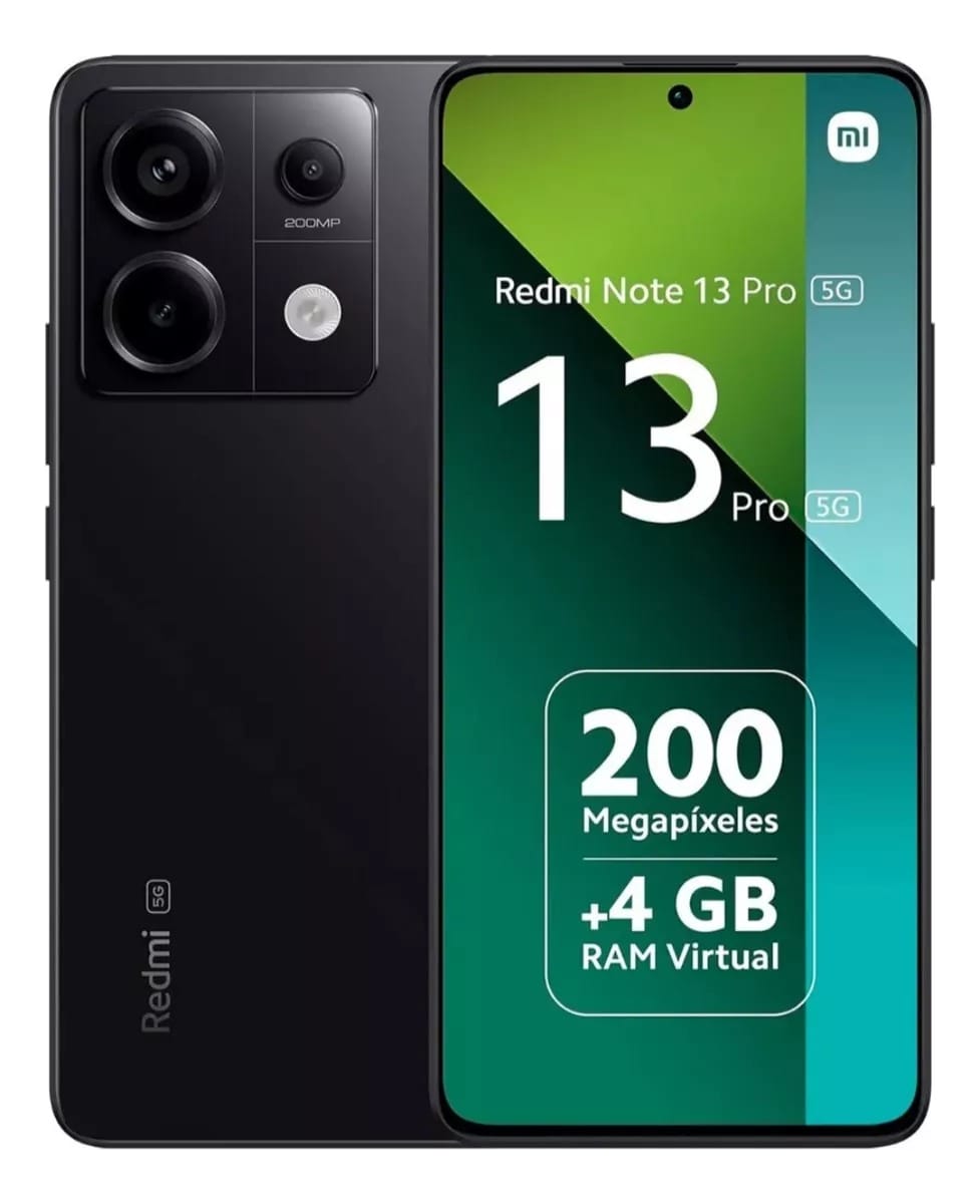 Smartphone Redmi Note 13 Pro 5g 256gb 8ram C/nfc + Cor Preto