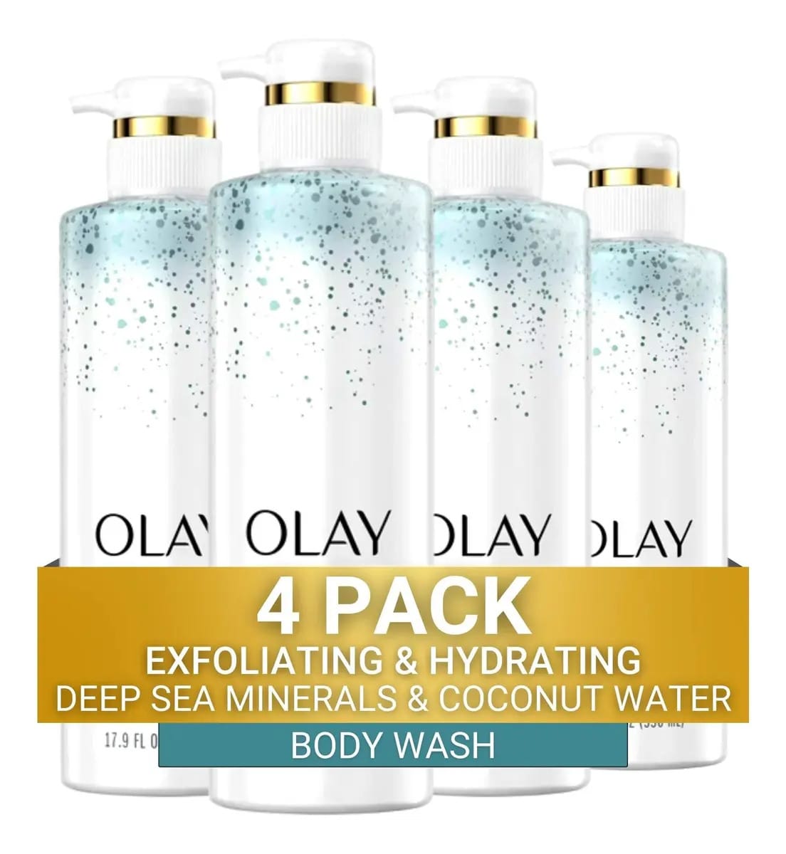 Gel de Banho Olay Esfoliante e Hidratante de 590 ml com Deep