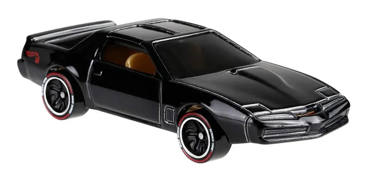 Brinquedo preto metálico Hot Wheels Id K.i.t.t. Auto Incredible