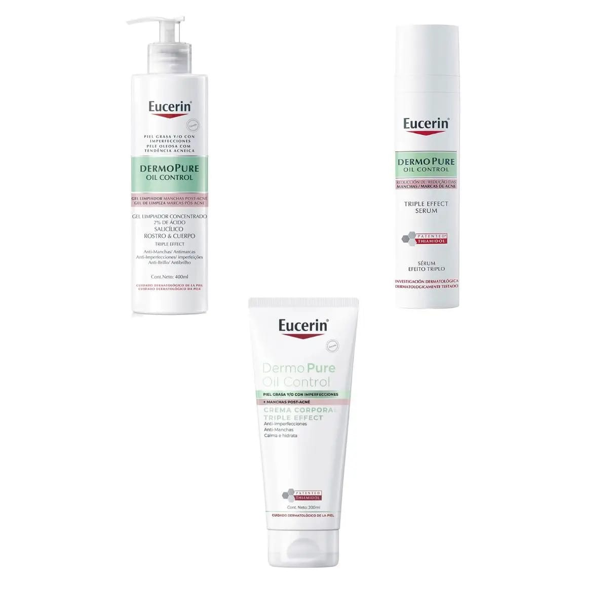 Rotina de efeito triplo Eucerin
