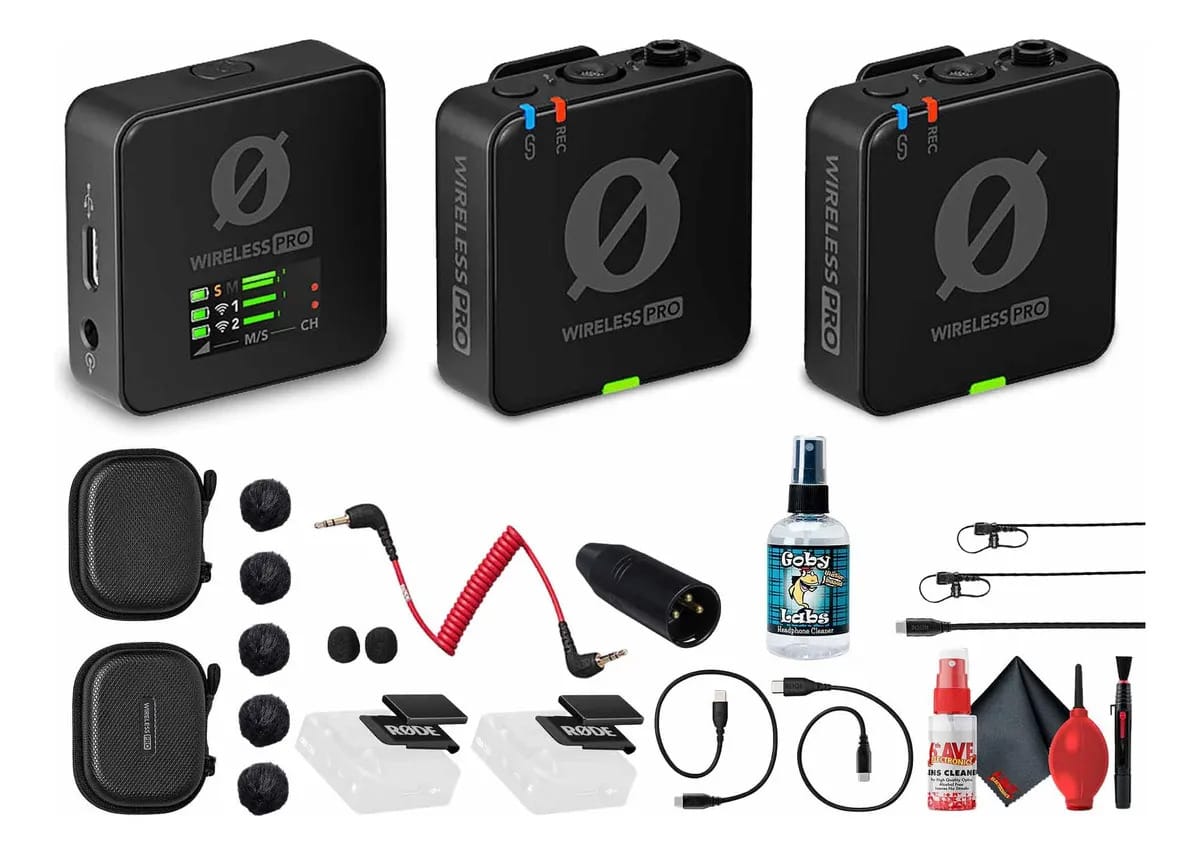 Rode Wireless Pro - Sistema de microfone sem fio com. Verde escuro