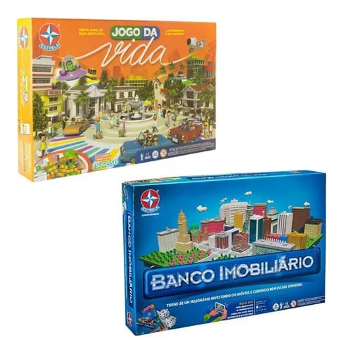 Jogo Da Vida E Banco Imobiliário - Estrela
