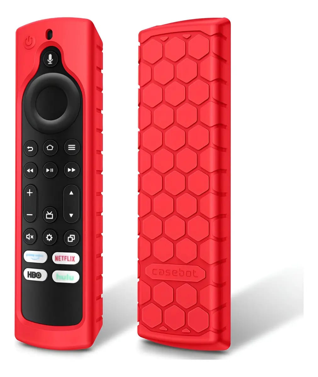amazon Capa de silicone Fintie para Fire TV Stick 4k Max Red