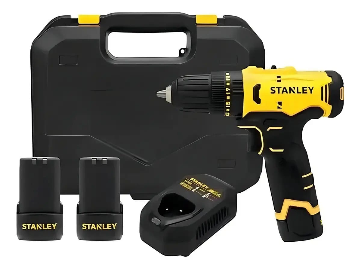 Parafusadeira Furadeira A Bateria 3/8 Stanley