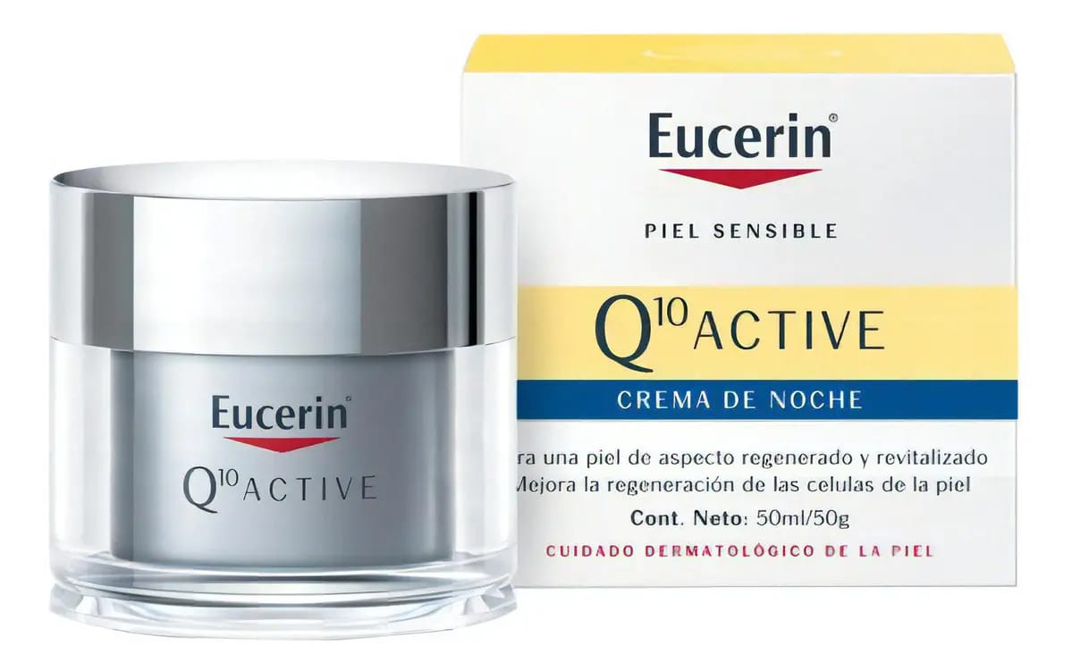 Eucerin Q10 Active Night Cream X50 ml Tipo de pele sensível
