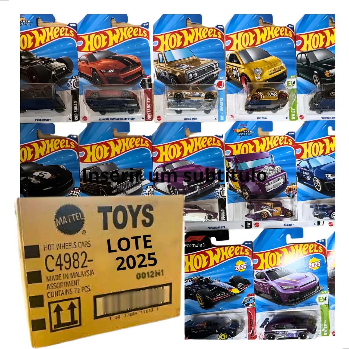 Carrinhos Hot Wheels Originais - Diversos Modelos, Carrinhos Para Crianças E Colecionadores - Brinquedos Hot Wheels Sortidos, Carrinhos De Metal Hot Wheels Presentes 10 Sem Duplicidade