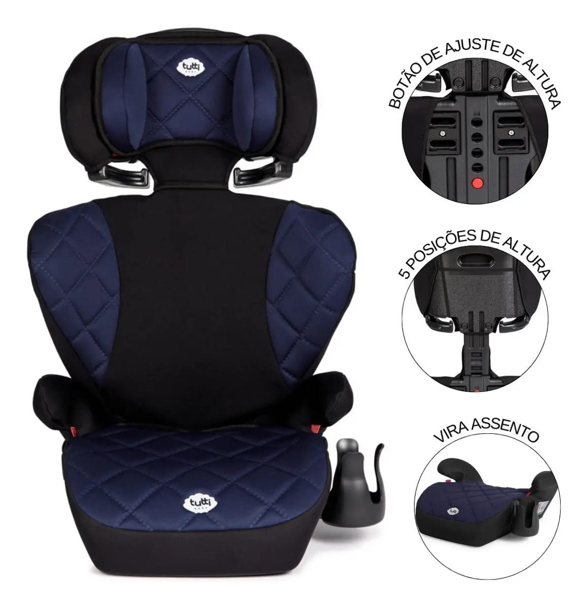 Cadeirinha Triton Para Auto De 15 A 36kg - Tutti Baby Cor Azul