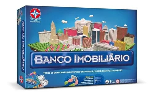 Jogo Banco Imobiliário com App Estrela