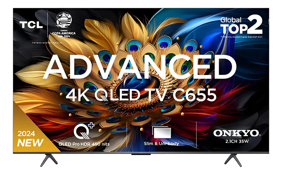 TV Tcl 55 Qled 4K Google TV 55x655