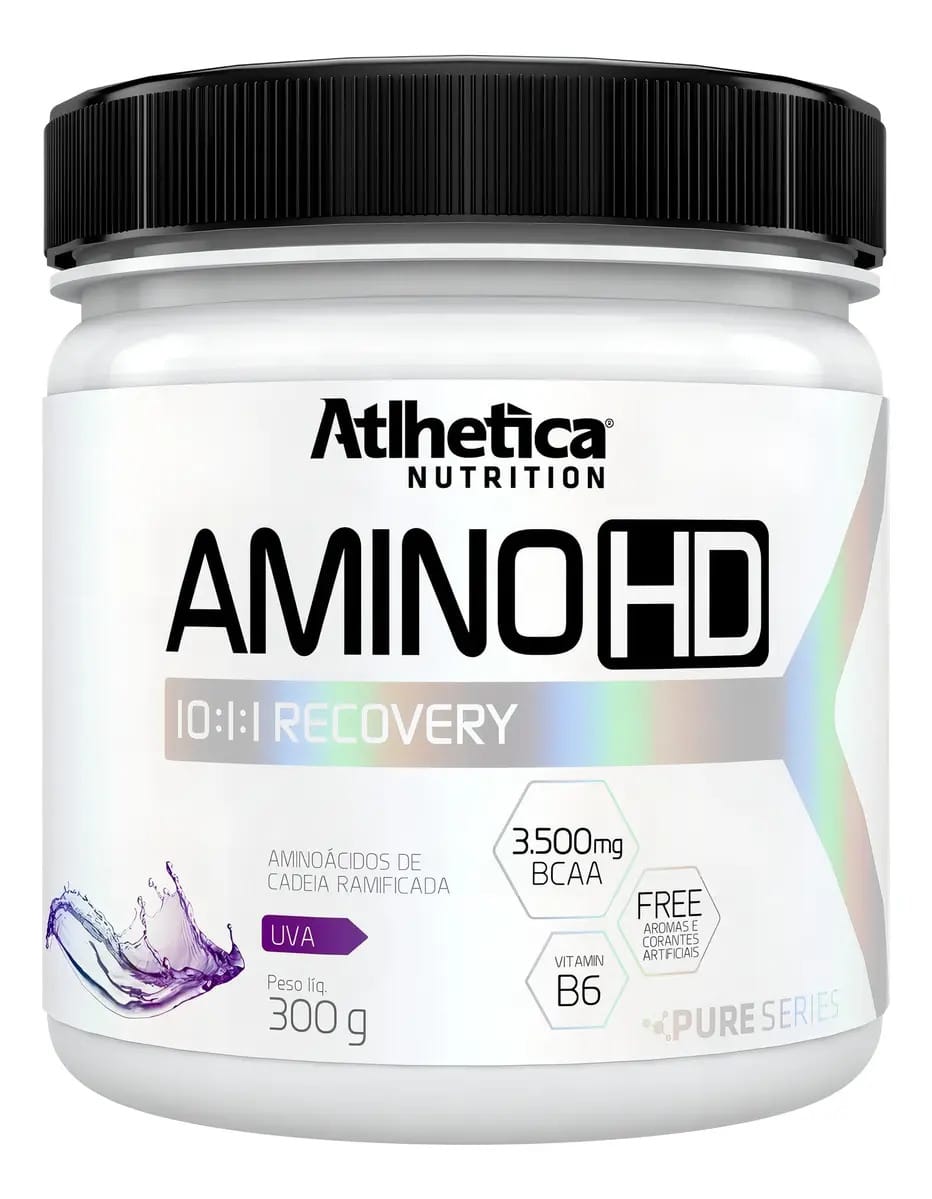 Amino Hd 10:1:1 300g -bcaa-vitamina B6- Atlhetica Nutrition
