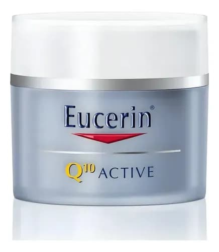 Eucerin Q10 Active Creme Facial Noturno Anti-Rugas 50ml Tipo de pele