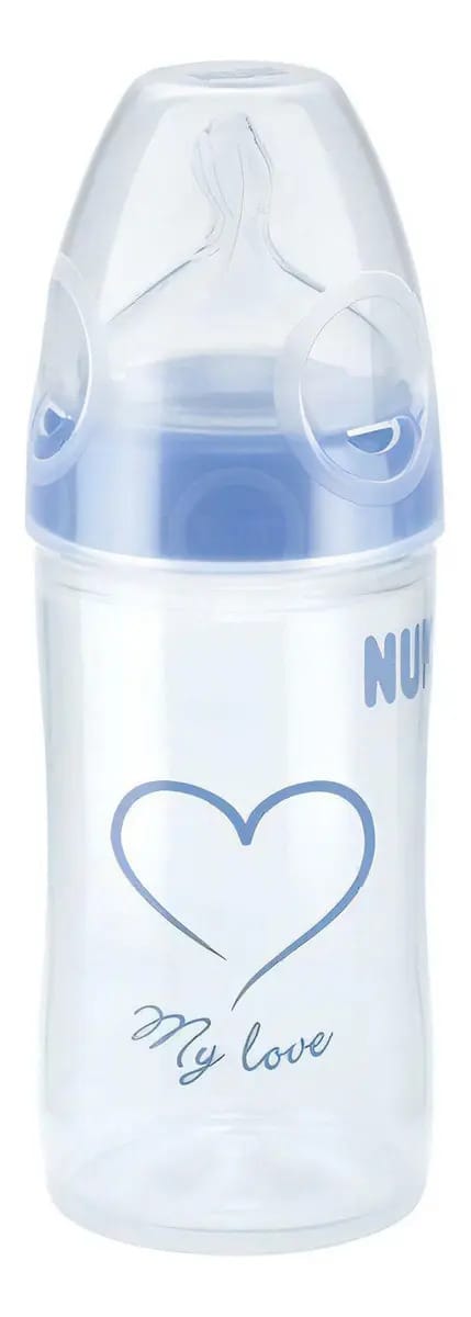 Mamadeira Evolution 150ml +0m Azul Nuk