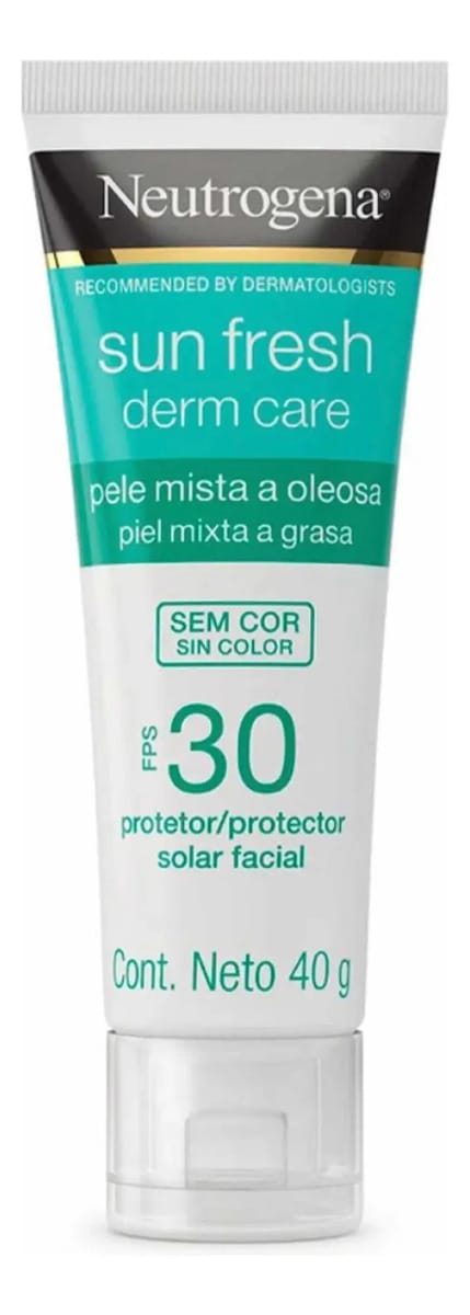 Neutrogena Sun Fresh Oily Skin Sem Cor Fps 30 - 40g