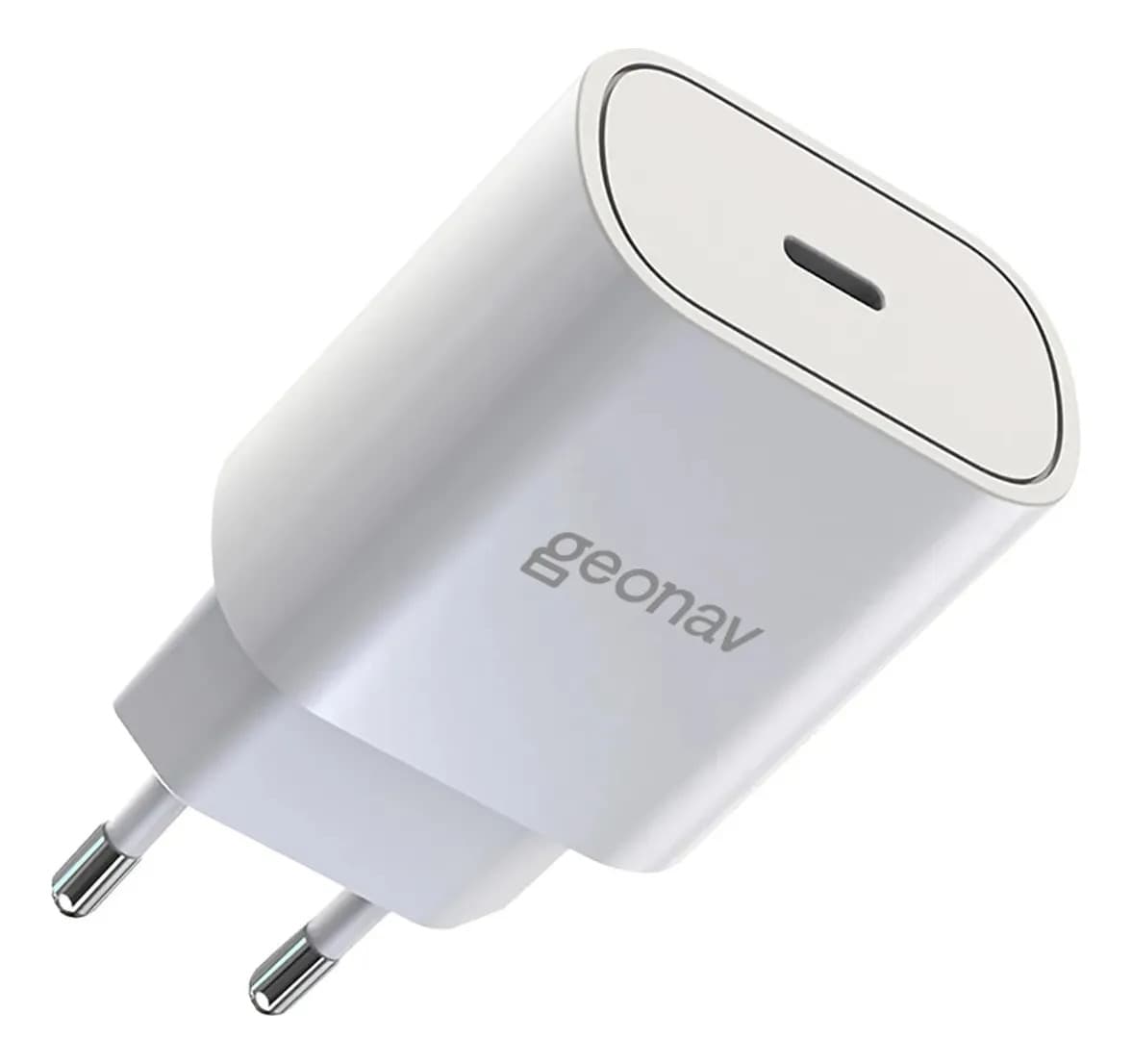 Carregador 25w Turbo Tipo C Power Delivery Branco Geonav