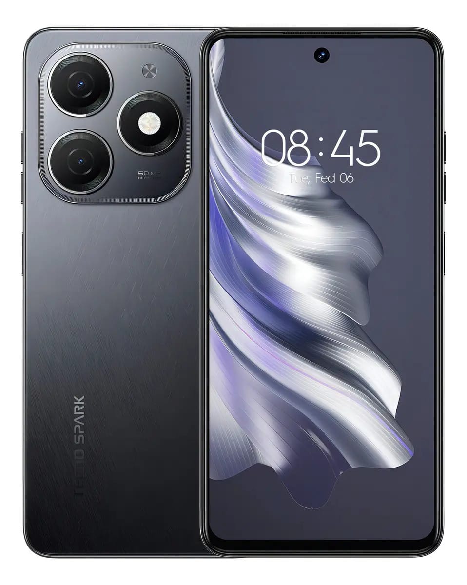 Tecno Spark 20 Dual SIM 256 GB preto 16 GB RAM