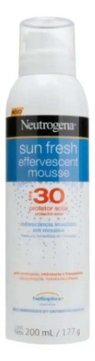 Protetor Solar Neutrogena Mousse Efervescente Fps30 200ml