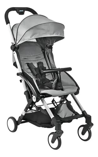 Carrinho De Passeio Cinza Compacto - Up Burigotto