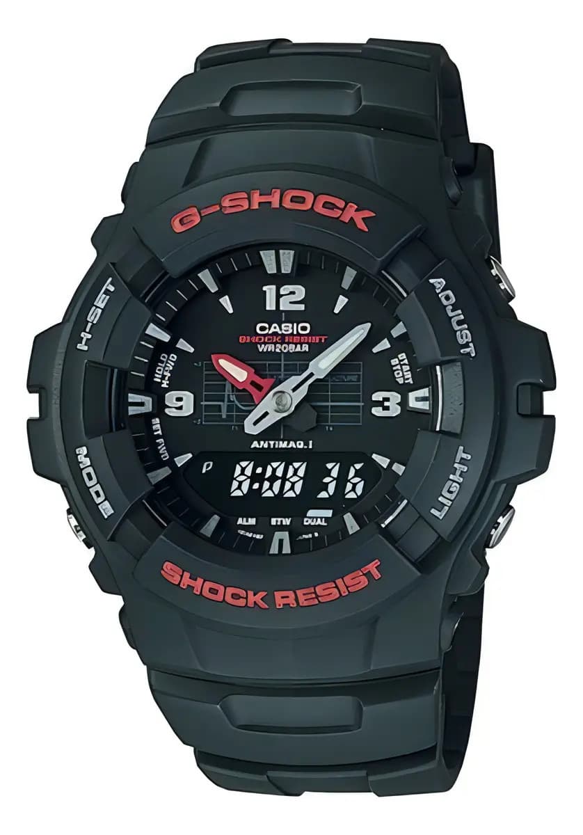 Casio G-Shock G-100 42mm preto Masculino