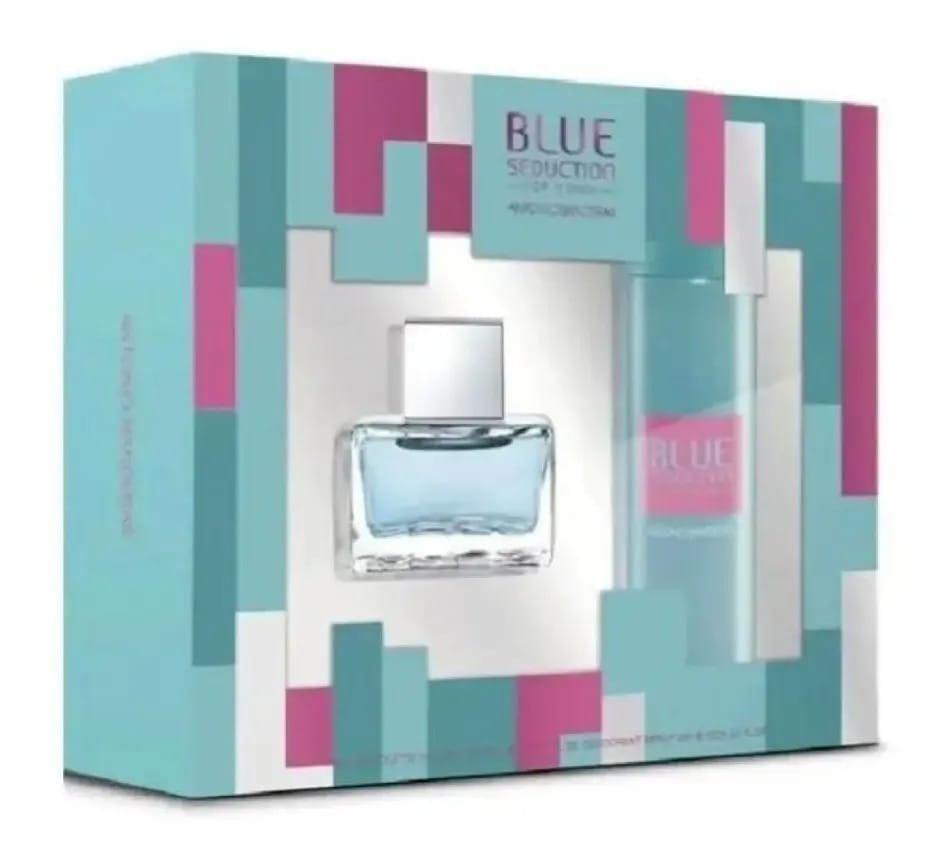 Antonio Banderas Blue Seduction Woman Edt Cofre X 80ml - Distribuidor Autorizado