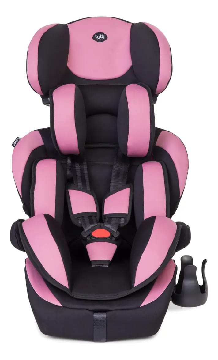 Cadeirinha Infantil Carro 09 Á 36 Kg Athenas Preto E Rosa Tutti Baby