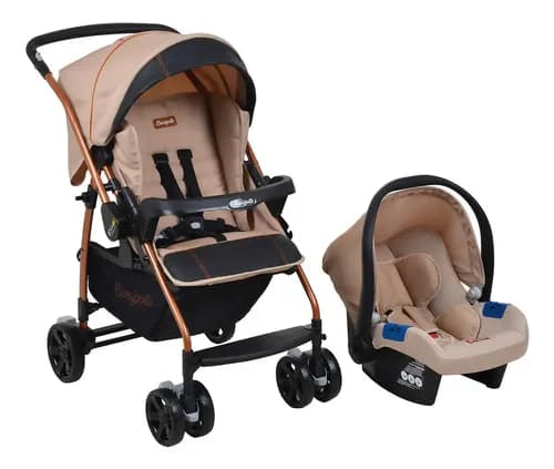 Carrinho Travel System Burigotto Rio K - Mon Amour + Bebê Conforto