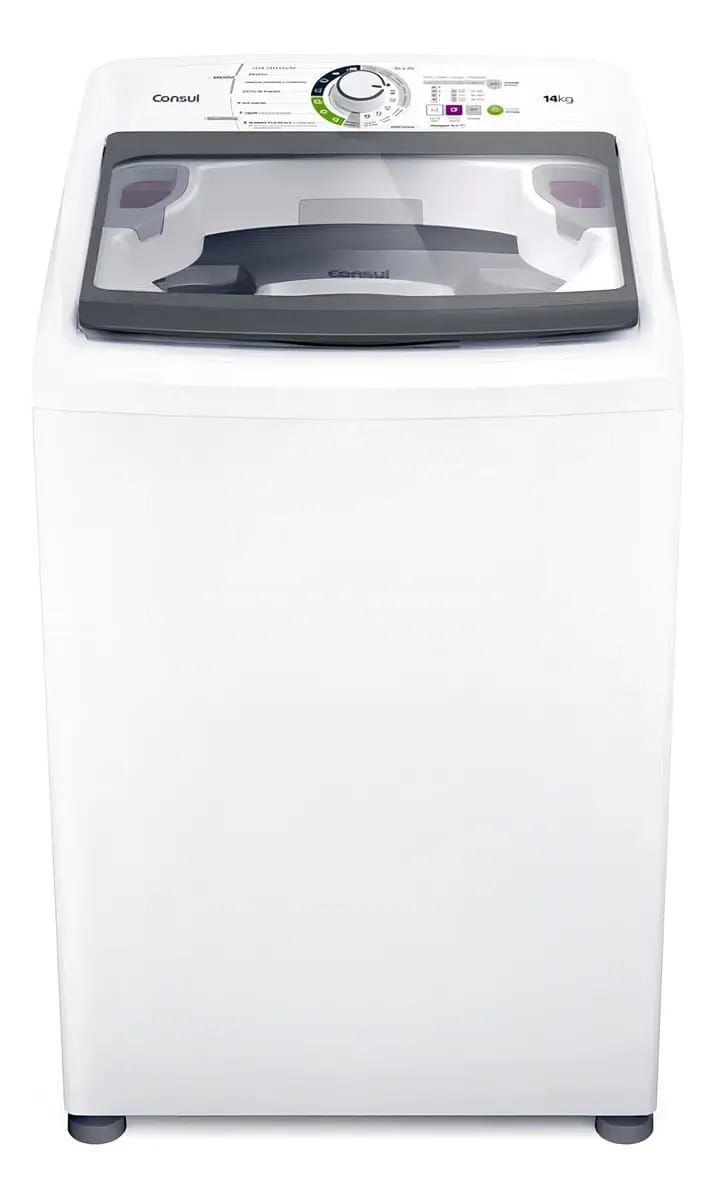 Lavadora De Roupas Consul Cwh14ab 14kg Com Ciclo Edredom Cor Branco