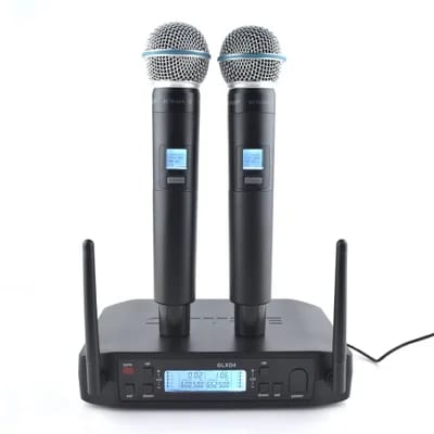 Microfone Shure Sem Fio Duplo Glxd4 Beta 58a · Cor: Preto — foto 6 de 7