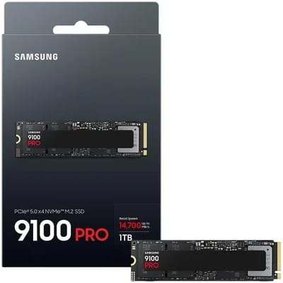 Ssd M.2 Nvme Gen5 Samsung 9100 Pro 1tb Ssd Ps5 M.2 Nvme Gen 5… · Cor: Negro — foto 4 de 4