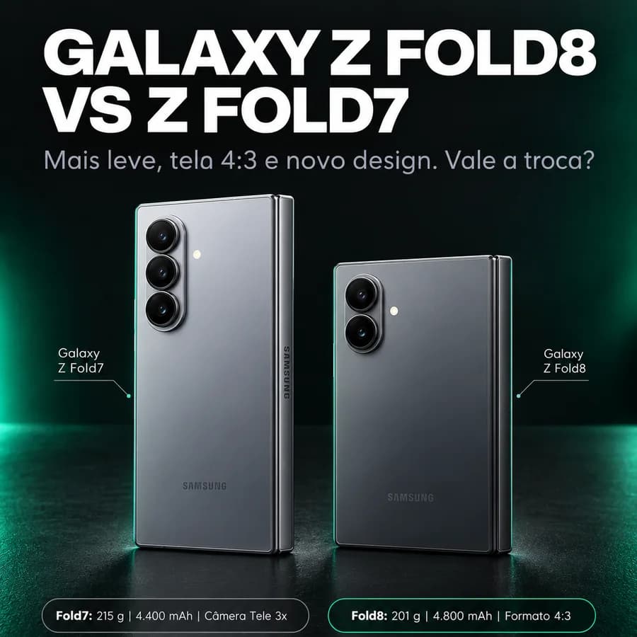 Galaxy Z Fold8 vs Z Fold7