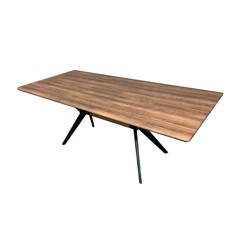 Mesa de Jantar Extensível Astra Natural e Preta